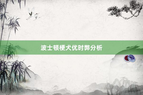 波士顿梗犬优时弊分析